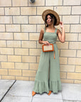 The Rami Textured Cutout Jumpsuit