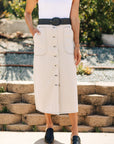 The Raffia Oval Buckle Belt