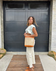 The Nori Rattan Crossbody Bag