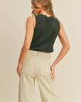The Jaylen Crochet Drawstring Top