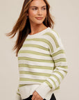 The Jaz Stripe Knit Sweater