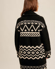 The Jeannine Fairisle Print Cardigan