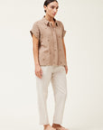 The Jillian Soy Embroidered Blouse