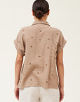 The Jillian Soy Embroidered Blouse