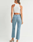 The Kyle Vintage Light Cropped Flare Jeans