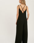 The Lenu Criss-Cross Wide Leg Jumpsuit