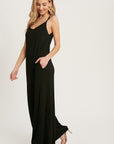 The Lenu Criss-Cross Wide Leg Jumpsuit