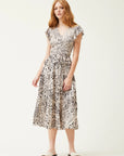 The Lilith Smocked Midi Dress