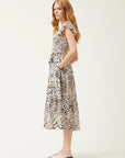 The Lilith Smocked Midi Dress