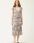 The Lilith Smocked Midi Dress