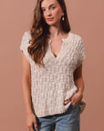 The Lucy Loose Knit Sweater Top