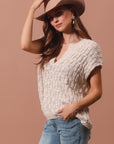 The Lucy Loose Knit Sweater Top