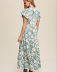 The Lynnea Floral Tiered Maxi Dress