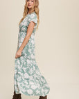 The Lynnea Floral Tiered Maxi Dress