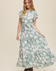 The Lynnea Floral Tiered Maxi Dress