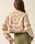 The Mailie Floral Striped Sweater