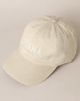 The Mama Embroidered Baseball Cap