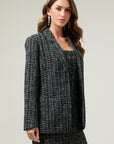 The Margaret Tweed Blazer + Mini Dress Set - Sold Separately