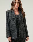 The Margaret Tweed Blazer + Mini Dress Set - Sold Separately