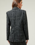 The Margaret Tweed Blazer + Mini Dress Set - Sold Separately