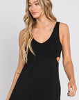 The Maribeth Side Cutout Maxi Dress