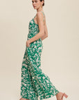 The Mariella Floral Wide Leg Jumpsuit