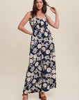 The Mariella Floral Wide Leg Jumpsuit