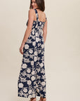 The Mariella Floral Wide Leg Jumpsuit