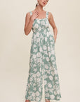 The Mariella Floral Wide Leg Jumpsuit