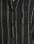 The Meena Striped Button Down Top