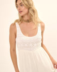 The Amelia Crochet Bodice Jumpsuit