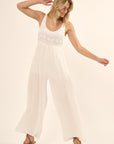 The Amelia Crochet Bodice Jumpsuit