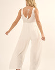 The Amelia Crochet Bodice Jumpsuit