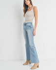 The Mia Straight Bootcut Jeans