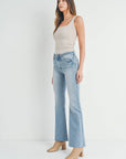 The Mia Straight Bootcut Jeans