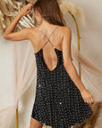 The Missy Pearl Cross Back Mini Dress *Runway Exclusive*
