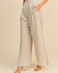 The Marcella Linen Straight Leg Pants