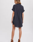 The Nayeli Button Down Shirt Dress