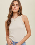 The Ariana Basic Fitted Rib Top