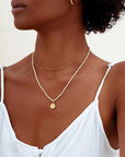 The Pendant and Pearl Chain Necklace