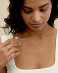 The Crescent Stone Necklace