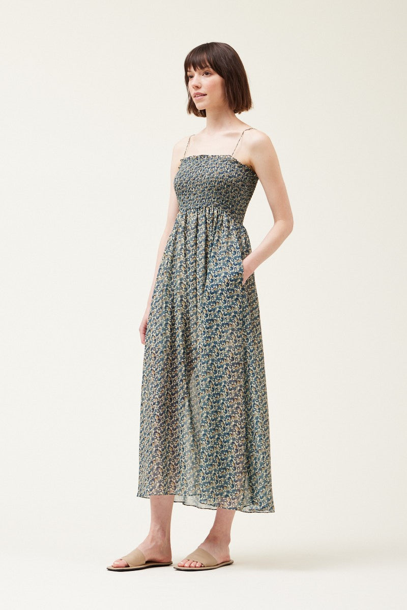 The Orion Smocked Maxi Dress – Thread + Seed