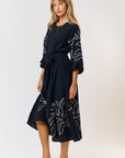 The Winslow Embroidered Midi Dress