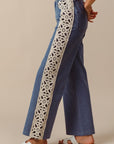 The Bindi Crochet Paneled Jeans