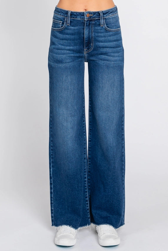 ボーダーズアットバルコニー 22AW MIX&amp;MATCH DENIM TOP デニムブラウス 38 The Thurston Wide Leg Denim Pant in Blue – Piper & Scoot