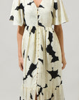 The Pismo Flutter Sleeve Dress