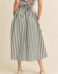 The Positano Crop Top + Midi Skirt Set - Sold Separately