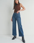 The Rae Denim Wide Leg Jeans