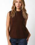 The Raine Coffee Sweater Vest