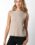 The Raine Taupe Sweater Vest